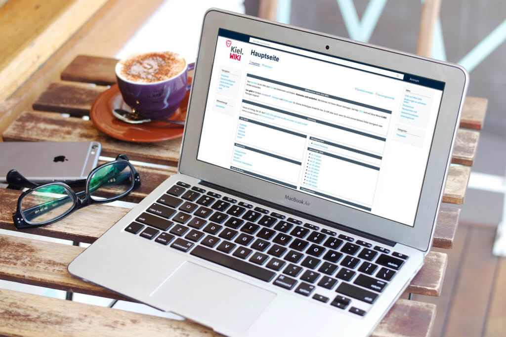 Mockup mit dem Kiel-Wiki
